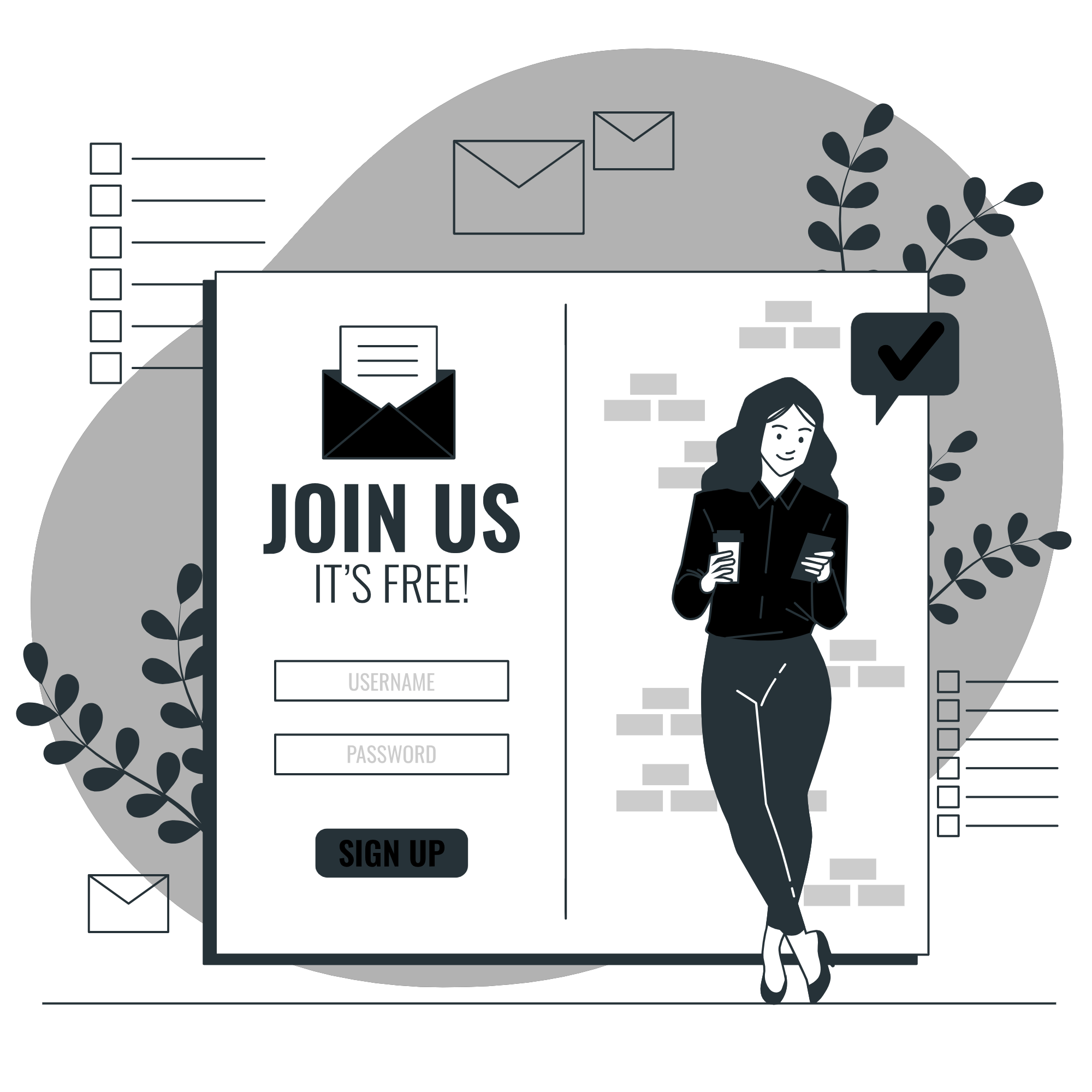 LernyX Sign Up Illustration